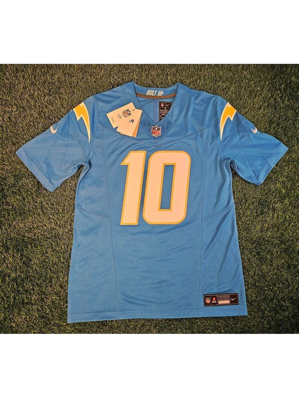 NWT Authentic Nike Los Angeles Chargers Herbert #10 Jersey Size Small